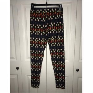 Lularoe Villain OS Leggings - Maleficent